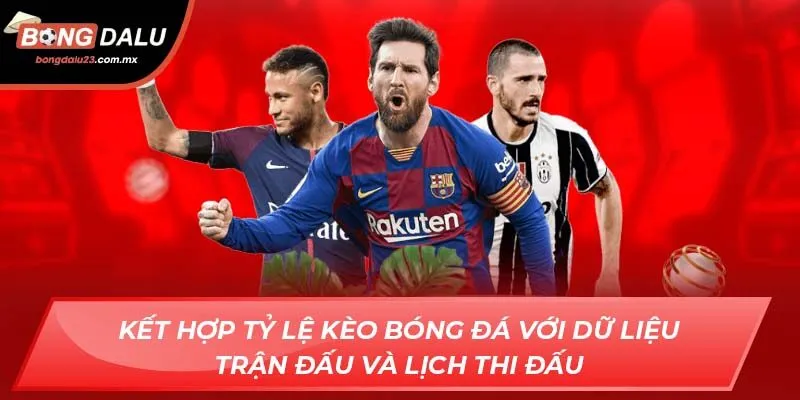 Kết hợp tỷ lệ kèo bóng đá với dữ liệu trận đấu và lịch thi đấu